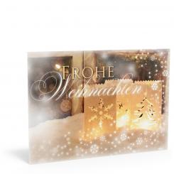 Weihnachtskarte "Fensterbild" 