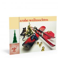 Weihnachtskarte "Winterfreuden" 