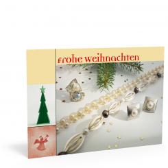 Weihnachtskarte "X-Mas pearls" 