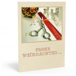 Weihnachtskarte "Kamm&Schere" 