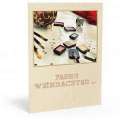 Weihnachtskarte "Kosmetik" 
