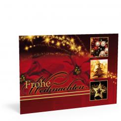 Weihnachtskarte "Weihnachtsstern" 