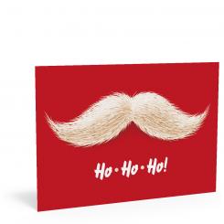 Weihnachtskarte "ho-ho-ho" 