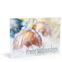 Weihnachtskarte "Kugel" 