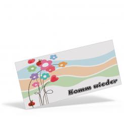 Komm wieder Werbegutschein 