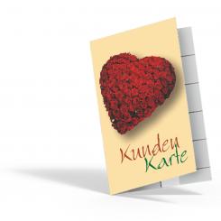 Kundenkarte "Rosenherz" 
