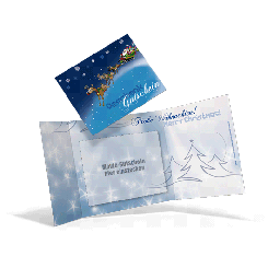 Geschenkgutschein Movie-Hülle "Merry Christmas!" 