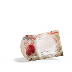 Geschenkgutschein Ostern "Red Egg" 