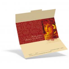 Geschenkgutschein Weihnachten "Gold-Engel" 