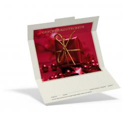 Geschenkgutschein Weihnachten "Red Christmas" 