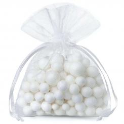 Organzabeutel 90x120 mm - weiß á 25 Stk. 