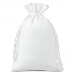 Samtbeutel 120x150 mm - weiß á 10 Stk. 