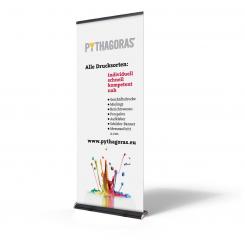 Roll-Up, schwarz, 85x215cm, 500g PVC-Plane 