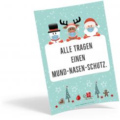 Plakat DIN A1, Maske 