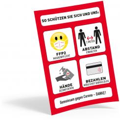 Plakat DIN A3, FFP2 