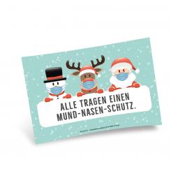 Plakat DIN A4, Maske 