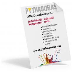 Plakat DIN A0, 120g Affichenpapier 