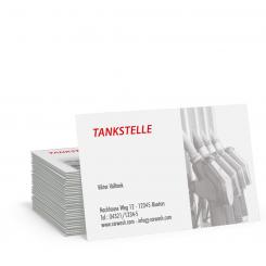 Geschäftskarte "Tankstelle" 