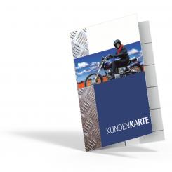 Kundenkarte "Motorrad" 