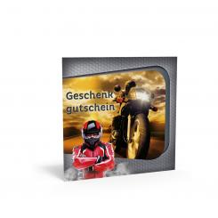 Geschenkgutschein "Apocalyptic Rider my Bike" inkl. Kuvert 