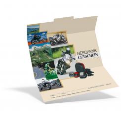 Geschenkgutschein "Motorräder" 