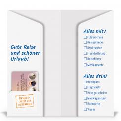 Tickethülle 1 Fach - individuell 