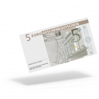 Euro-Geschenkgutschein "Massage" mit 5,- Euro 