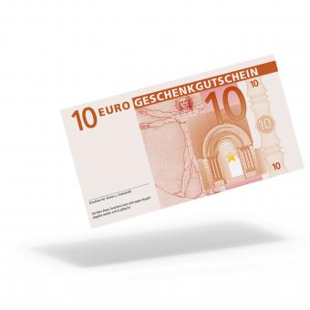 Euro-Geschenkgutschein "Massage" mit 10,- Euro 