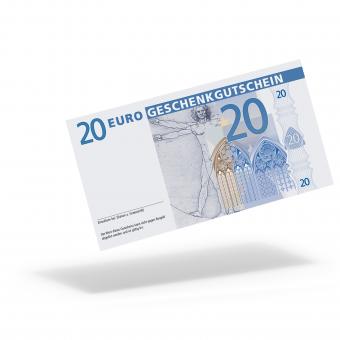 Euro-Geschenkgutschein "Massage" mit 20,- Euro 