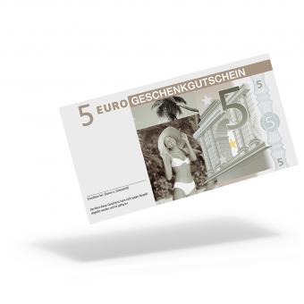 Euro-Geschenkgutschein "Sonne" mit 5,- Euro 