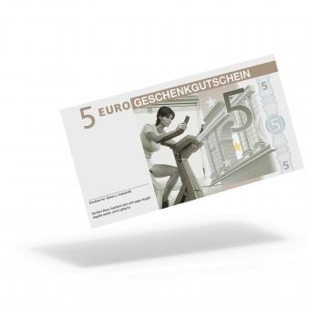 Euro-Geschenkgutschein "Fitness" mit 5,- Euro 