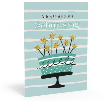 Geburtstags-Postkarte 